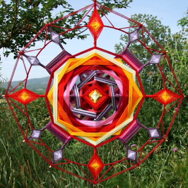 Mandala rosso