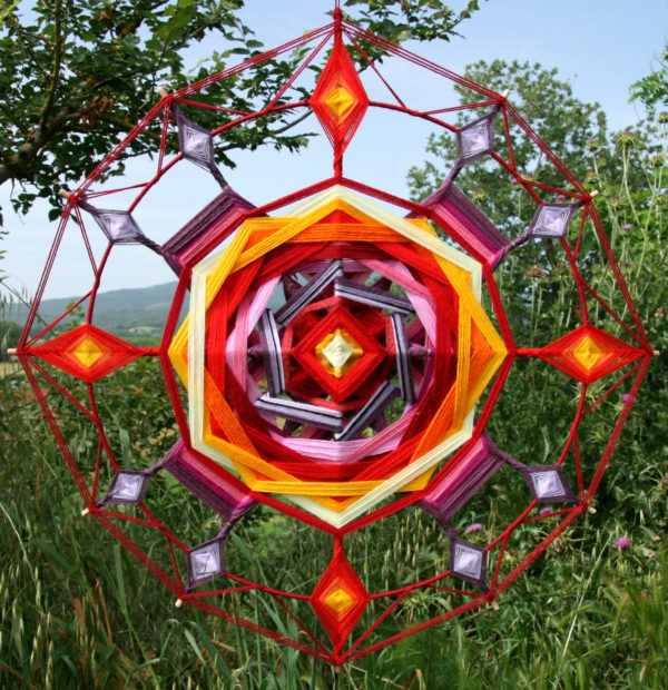 Mandala rosso