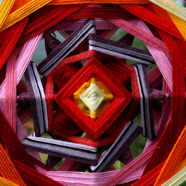Mandala rosso