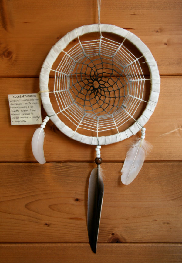 Acchiappasogni bianco